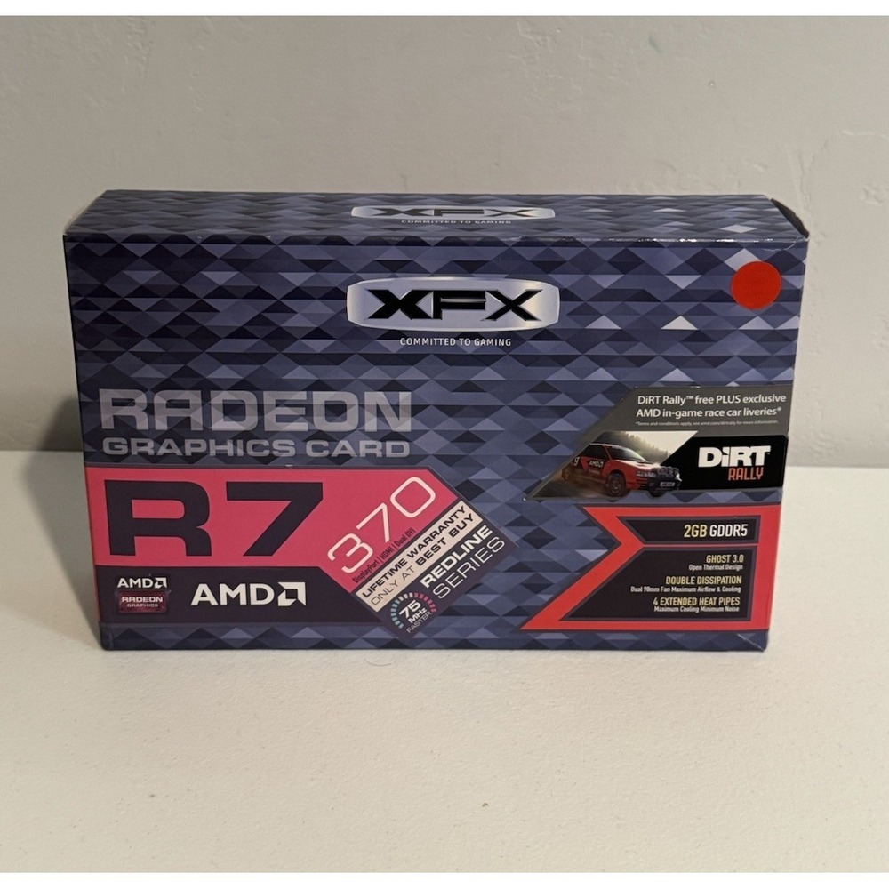 XFX Radeon R7 370P 2GB PCI Express x16 Redline Series Ghost 3.0 Dual Fan Openbox